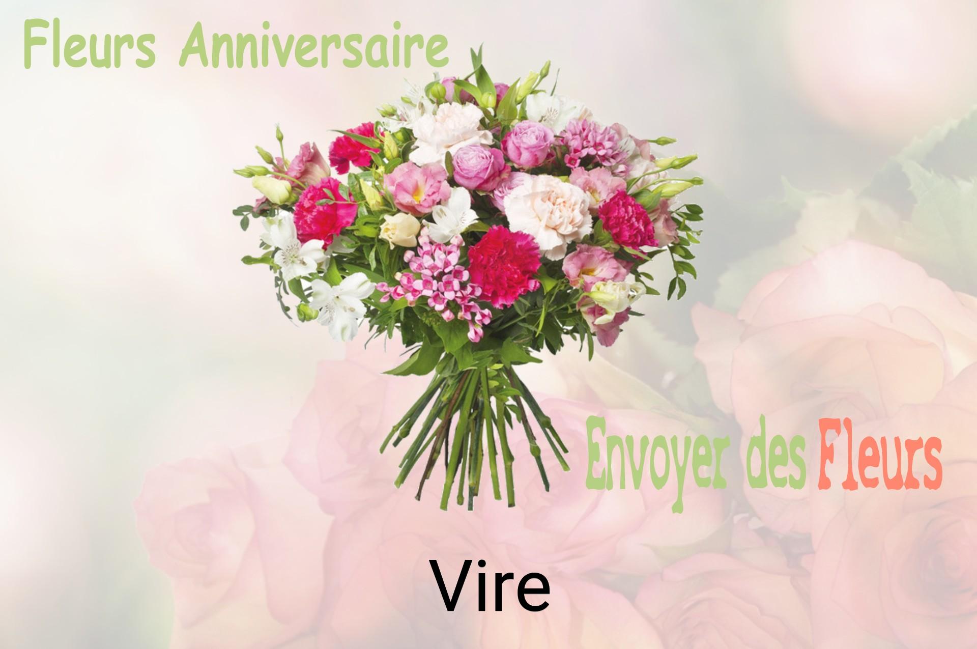 Bouquet de fleurs d’anniversaire livré à Vire