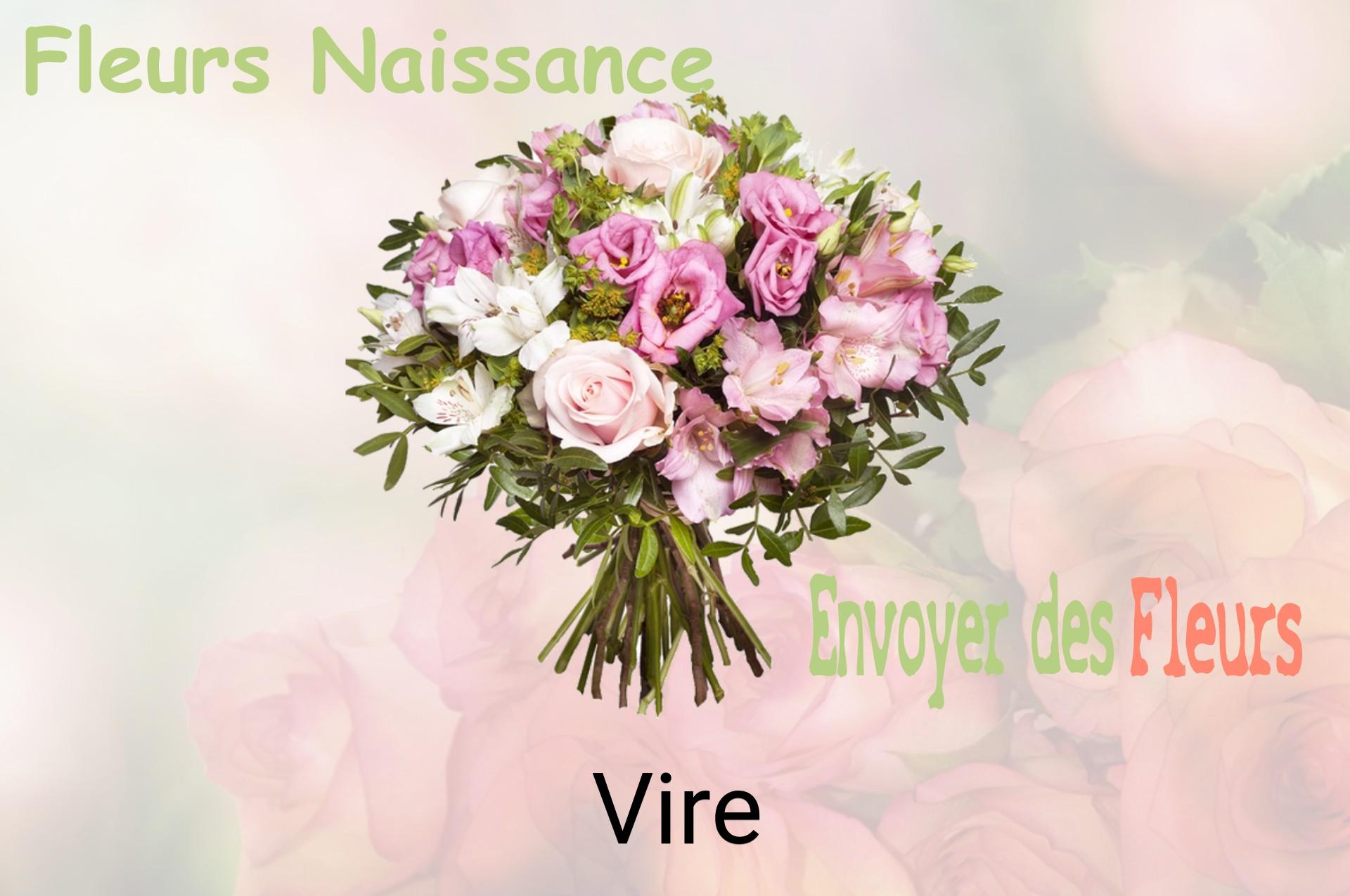 Bouquet de fleurs de naissance livré à Vire